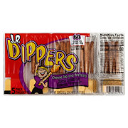 JR Dippers Cheese Dip & Pretzels