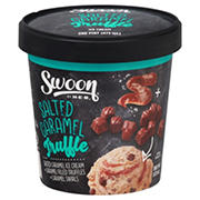 Swoon by H-E-B Salted Caramel Truffle Ice Cream, 1 pt