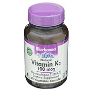 Bluebonnet Natural Vitamin K2 100 mcg Veg Capsules