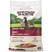 Heritage Ranch by H-E-B Adult Grain-Free Dry Dog Food - Beef & Chickpea