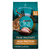 Purina ONE Purina ONE Natural, High Protein, Grain Free Dry Cat Food, True Instinct With Real Chicken