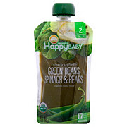 Happy Baby Organics Stage 2 Pouch - Green Beans Spinach & Pears