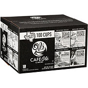 CAFE Olé by H-E-B Texas Pecan, Snickernut Cookie, Taste of San Antonio & Houston Blend Coffee Single Serve Cups - Texas-Size Pack