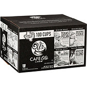 CAFE Olé by H-E-B Medium Roast Texas Pecan Coffee Single Serve Cups - Texas-Size Pack