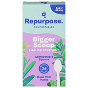 Repurpose Compostable Spoons - White