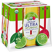 Michelob Ultra Infusions Lime & Prickly Pear Cactus Light Beer 12 pk Bottles