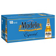 Modelo Especial Mexican Lager Import Beer 12 oz Bottles, 18 pk