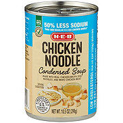 H-E-B Reduced Sodium Chicken Noodle Condensed Soup