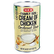 H-E-B Cream of Chicken Condensed Soup - Family Size