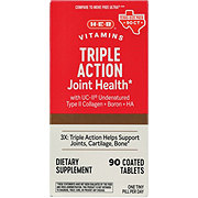 H-E-B Vitamins UC-II Triple Action Joint Health Coated Tablets - Texas-Size Pack