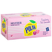 Polar Seltzer'ade Raspberry Pink Lemonade 12 oz Cans