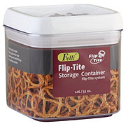 Felli Clear Flip-Tite Cookie Jar Container