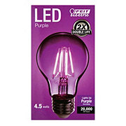Feit Electric A19 4.5-Watt LED Light Bulb - Purple