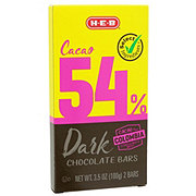 H-E-B 54% Cacao Dark Chocolate Bars