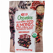 H-E-B Organics 60% Dark Chocolate Raspberry Chunks - Shop Candy At H-E-B