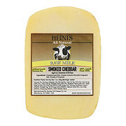 Heini's Raw Milk Smoked Cheddar Cheese