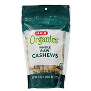 H-E-B Organics Whole Raw Cashews