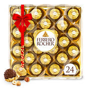 Ferrero Rocher Fine Hazelnut Chocolates Valentine's Gift Box, 24 pc