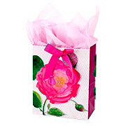 Hallmark Pink Rose Gift Bag with Tissue Paper - 60