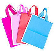 Hallmark Assorted Solid Color Gift Bags - 62, 4 pk