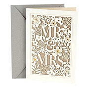 Hallmark Mr. & Mrs. Wedding Card - E30, E24