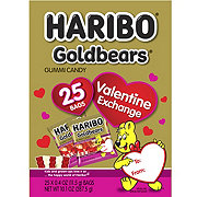 Haribo Goldbears Gummy Valentine's Exchange Candy