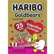 Haribo Goldbears Gummy Valentine's Exchange Candy