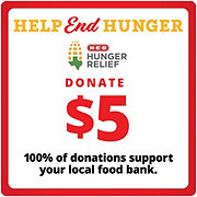 H-E-B Donation to Help End Hunger