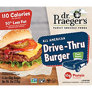 Dr. Praeger's All American Drive-Thru Plant-Based Burger