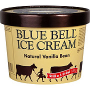 Blue Bell Natural Vanilla Bean Ice Cream