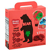 Bear Yoyos Strawberry Real Fruit Rolls