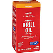 H-E-B Vitamins Antarctic Krill Oil Softgels - 350 mg