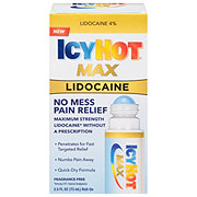 Icy Hot Max Lidocaine Pain Relief No-Mess Roll-On