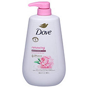 Dove Renewing Body Wash with Pump - Peony & Rose Oil