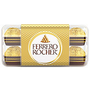 Ferrero Rocher Fine Hazelnut Chocolates Clear Gift Box, 16 Pc