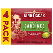 King Oscar Wild Caught Sardines in Extra Virgin Olive Oil