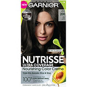 Garnier Nutrisse Ultra Coverage Nourishing Color Creme - 200 Deep Soft Black (Black Sesame)
