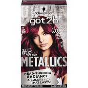 Got2b Metallics Permanent Hair Color, M68 Dark Ruby