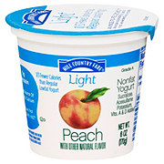 Hill Country Fare Light Non-Fat Peach Yogurt