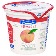 Hill Country Fare Blended Peach Low-Fat Yogurt