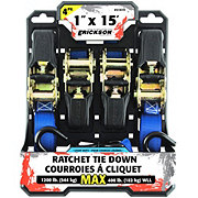 Erickson Soft Grip Light Duty Ratchet Tie Downs