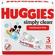 Huggies Simply Clean Fragrance Free Wipes 3 Pk
