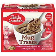 Betty Crocker Chocolate Chip Cookie Fudge Mug Treats