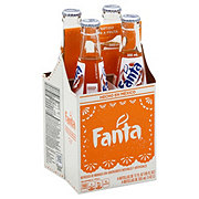 Fanta Hecho en Mexico Orange Soda 12 oz Glass Bottles