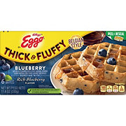 Kellogg's Eggo Thick & Fluffy Frozen Waffles - Blueberry