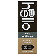 Field & Future by H-E-B Activated Charcoal Fluoride-Free Whitening Toothpaste - Peppermint