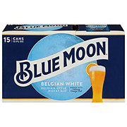 Blue Moon Belgian White Ale  Beer 12 oz  Cans