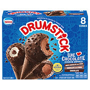 Nestle Drumstick We Love Chocolate Cookie Dipped Sundae Cones Variety Pack