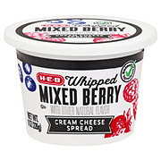 H-E-B Whipped Mixed Berry Cream Cheese