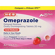 H-E-B Omeprazole Orally Disintegrating Tablets 20mg